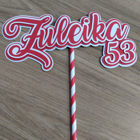 Topo de Bolo Alto 3D