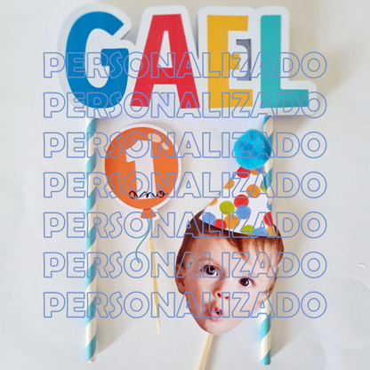 Topo de Bolo Alto - Personalizado