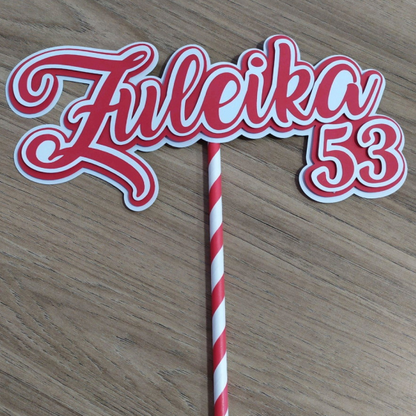 Topo de Bolo Alto 3D